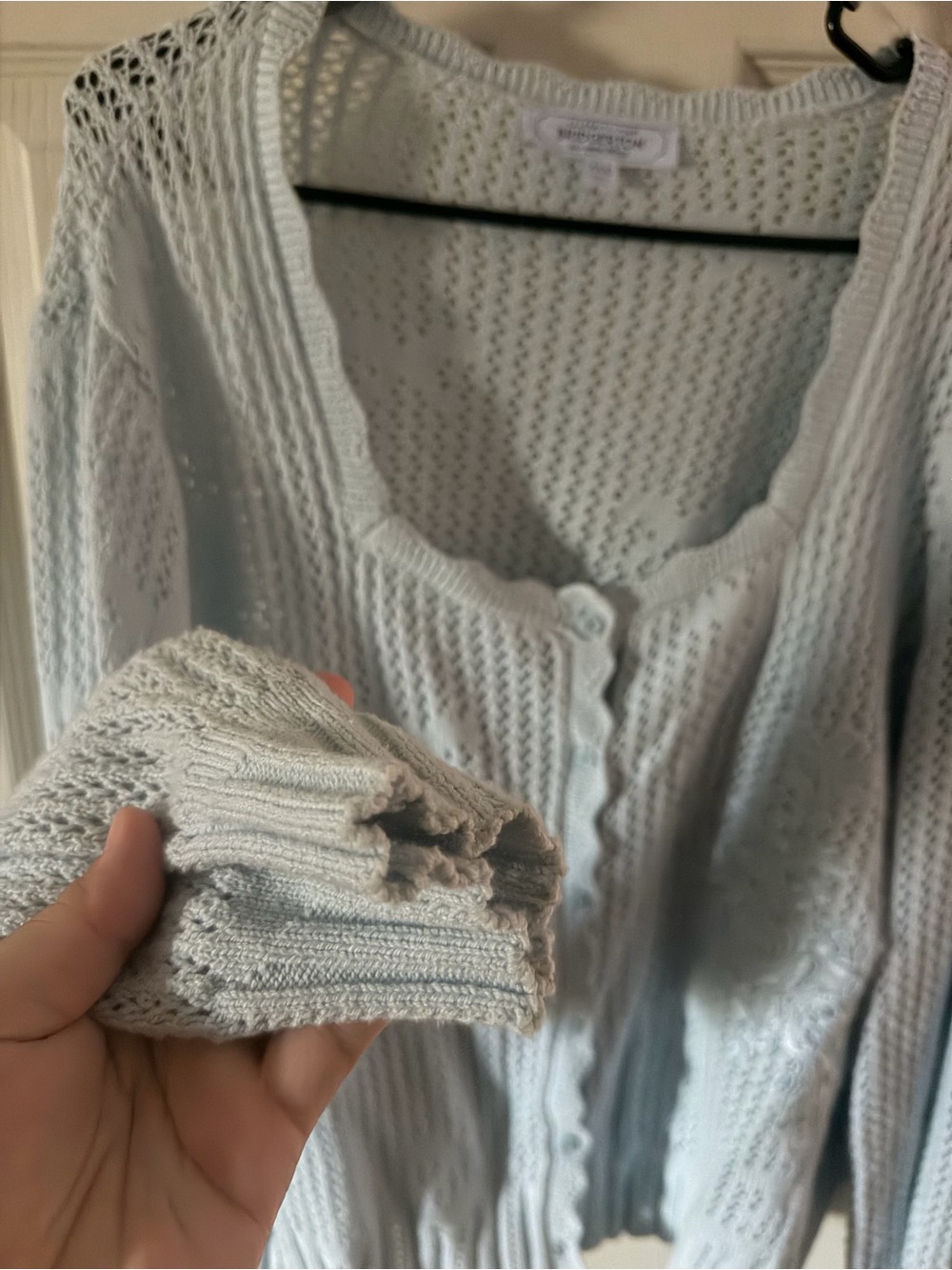 Light Blue BRIDGERTON cardigan/sweater - Picture 4 of 5